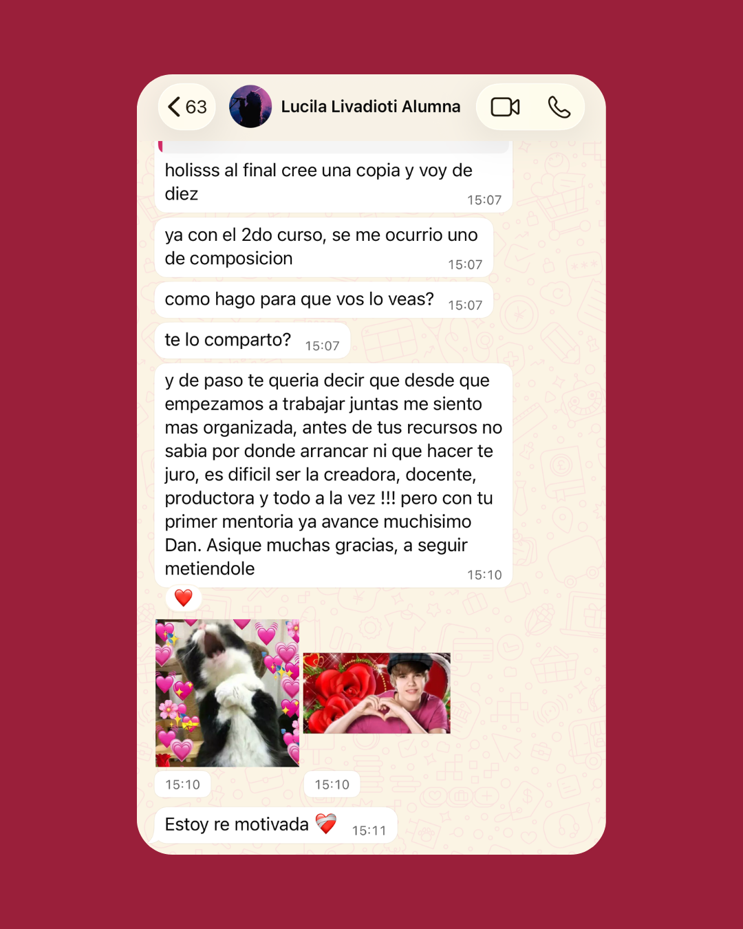 Testimonio de Lucila Livadioti
