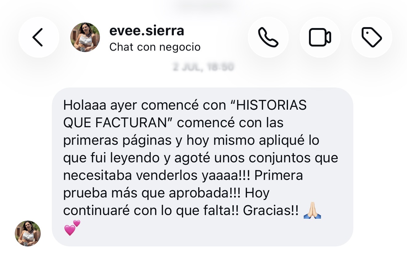 Testimonio de Evee