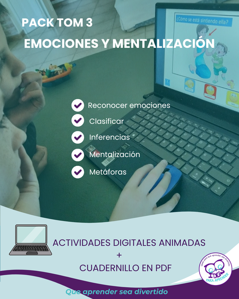 EM03-Emociones y mentalización PACK TOM 3