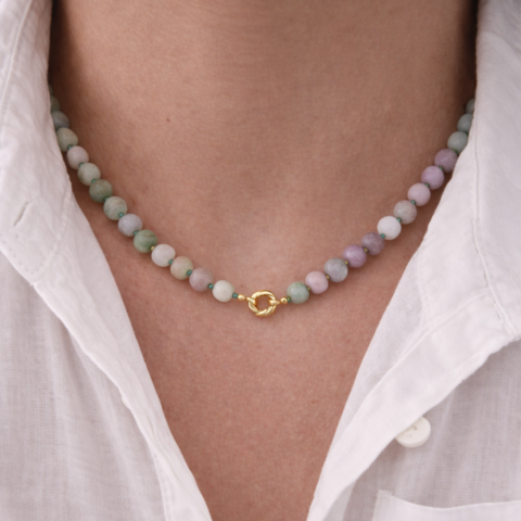 Collar Cristal Verde 