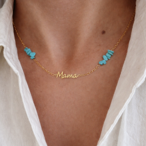 Collar Mamá Turquesa