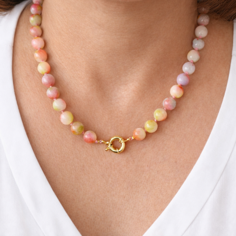 Collar Turmalina Sandia 