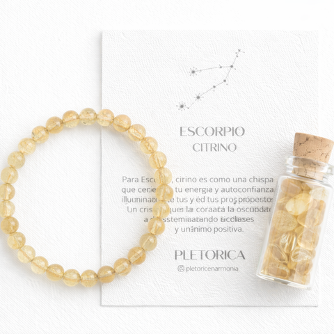 EscorpioSigno Zodiacal Citrino 