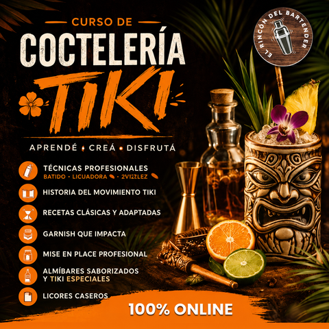 Curso de cocteleria TIKI