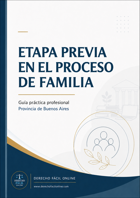 Etapa Previa en Familia (PBA) — Guía práctica profesional paso a paso
