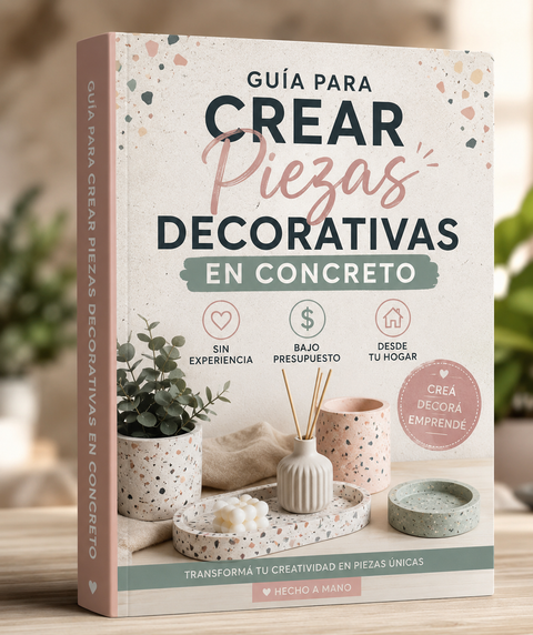 TALLER DE PIEZAS DECORATIVAS EN CONCRETO