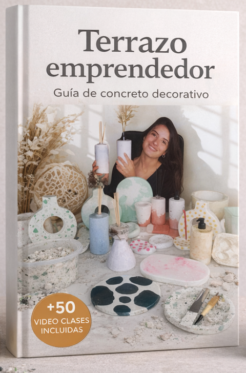 📘Guía práctica para crear piezas decorativas en concreto💛