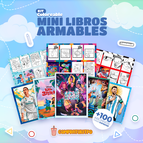 ✏️ Mini libros armables
