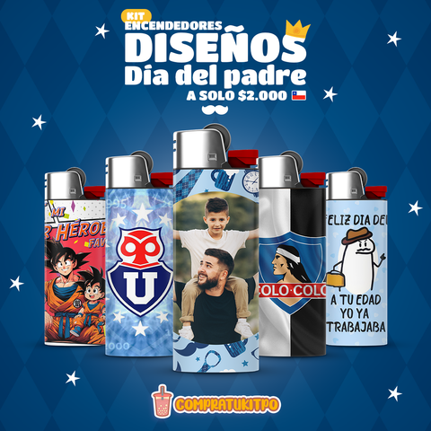 👔 Diseños Encendedores día del Padre