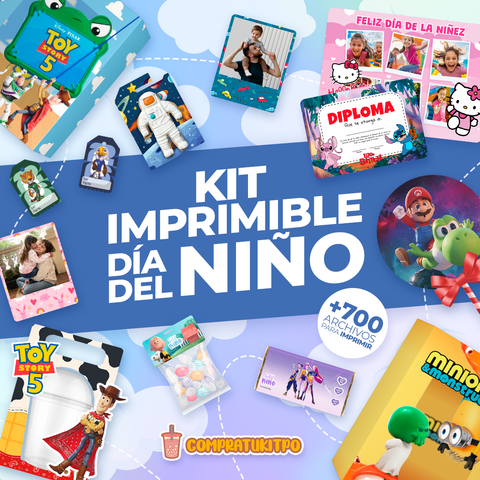 🍭 Imprimible día del Niño