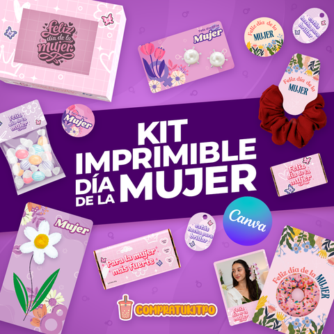 💜 Imprimible Día de la Mujer