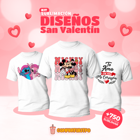 💝 Diseños Poleras San Valentin