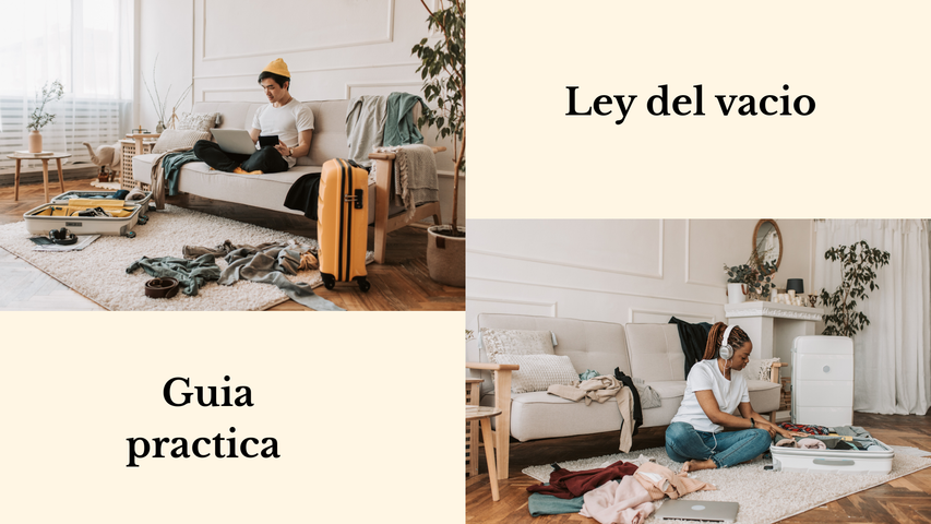 Ordena tu casa, libera espacio y suelta..