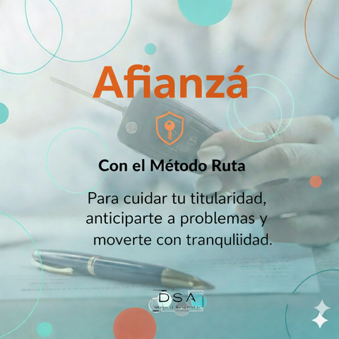  AFIANZÁ tu titularidad con mi Método Ruta