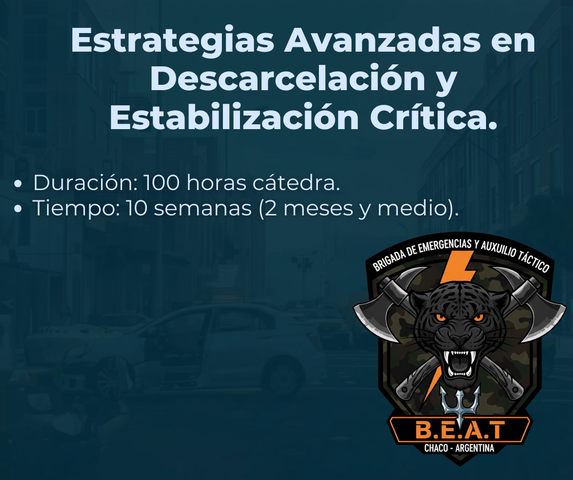 Estrategias Avanzadas en Descarcelación y Estabilización Crítica.