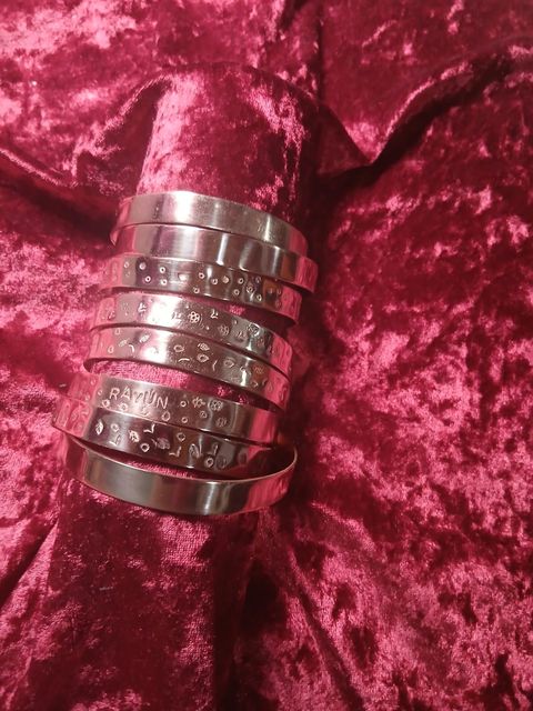 Pulseras fleje lisas o grabadas 