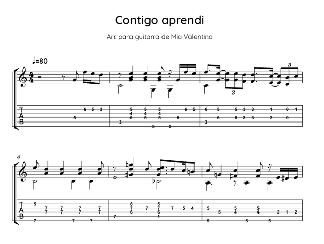 Contigo Aprendí - Bolero