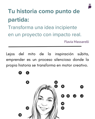 Tu historia como punto de partida: Cómo transformar una idea incipiente en un proyecto con impacto real.