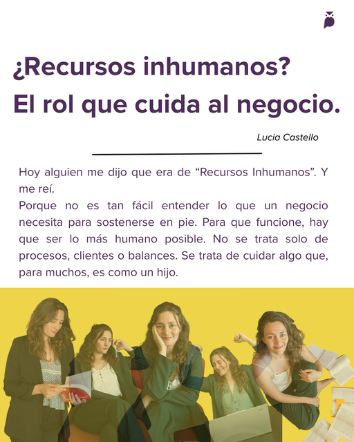 ¿Recursos inhumanos? El rol que cuida al negocio. 
