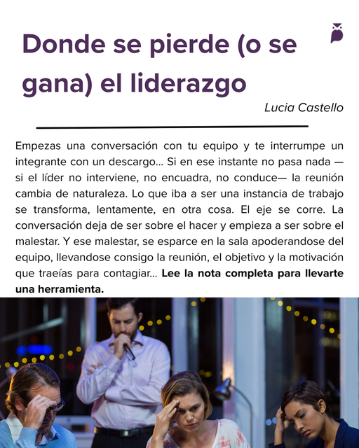Donde se pierde (o se gana) el liderazgo