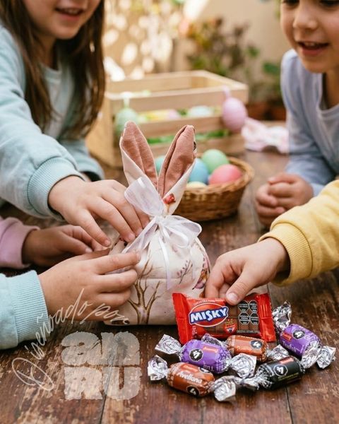 Conejito de Pascuas - Bolsita con Chocolates