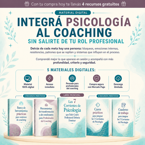 Las 7 corrientes de psicología que todo coach profesional debería dominar
