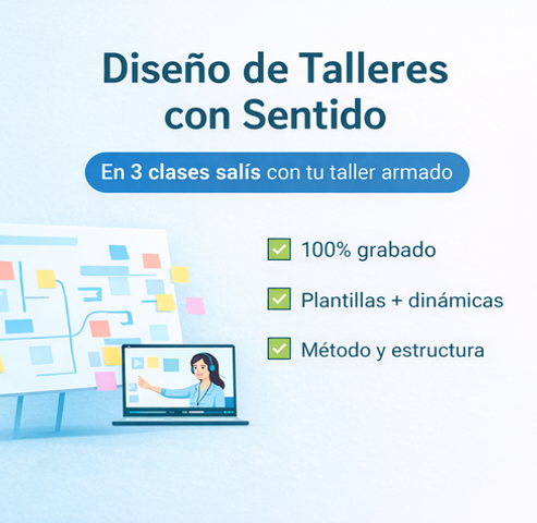 Aprendé a crear y diseñar talleres con sentido