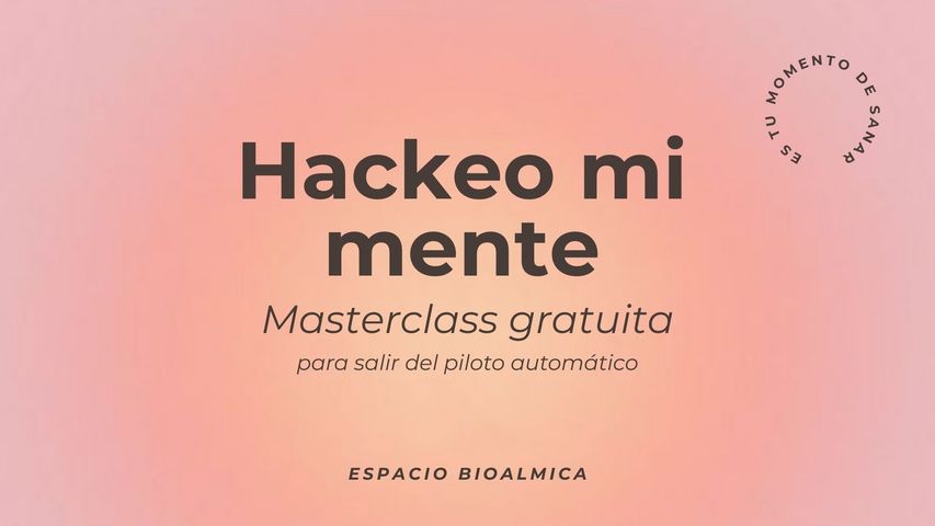 Masterclass: Salir del piloto automático