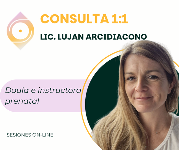 Lujan Arcidiacono - Doula, coach, instructora prenatal. Founder de Natal Hub. 