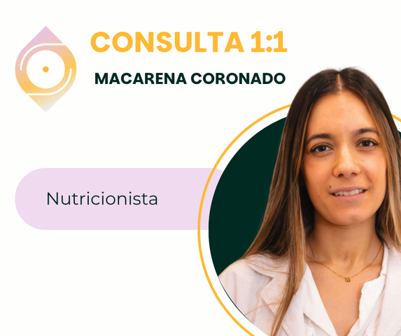  Lic. Macarena Coronado - Nutricionista