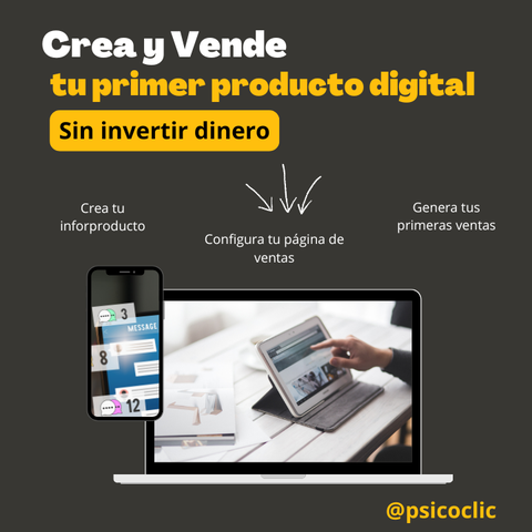 Crea y vende tu primer infoproducto sin invertir dinero