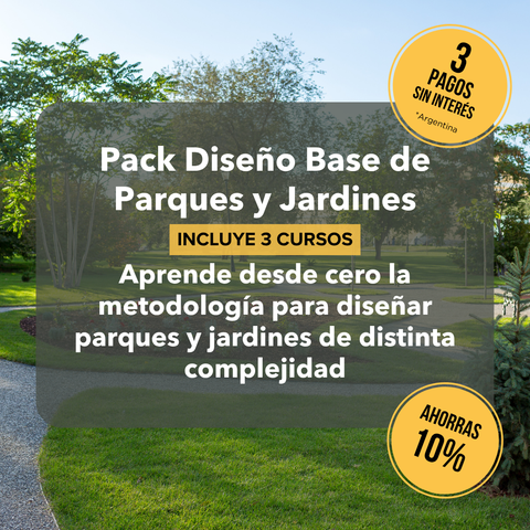 Pack Diseño Base de Parques y Jardines