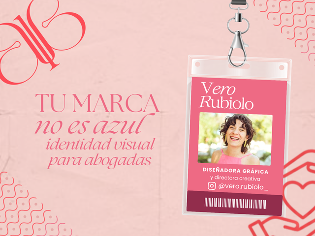Tu marca no es azul: identidad visual para abogadas 