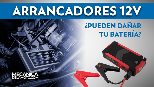 ¿Usar un arrancador puede dañar la batería de tu moto?