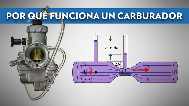 ¿Por qué funciona un carburador?