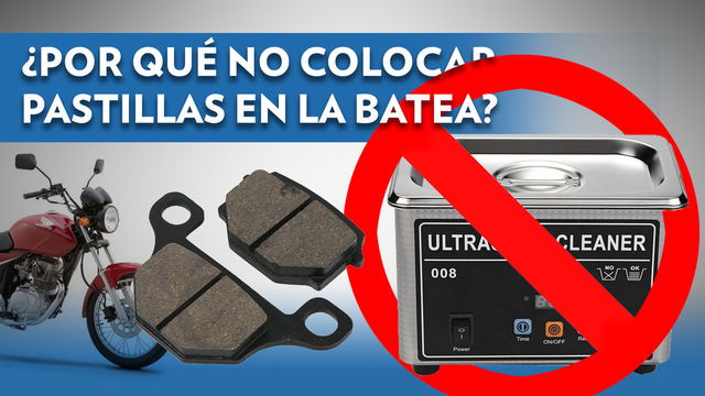 ¿Por qué no colocar pastillas de freno en la batea de ultrasonido?