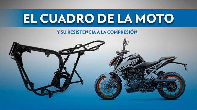 El cuadro de la moto y sus características físicas