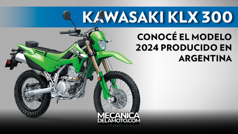 Conocé la KLX 300 que Kawasaki lanzó en Argentina