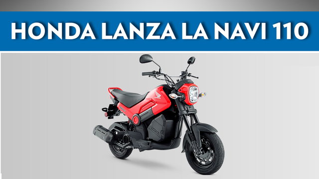 Así es la nueva Honda Navi de 110 cc