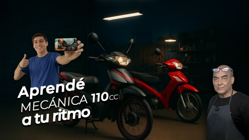 Curso Online: Motos 110cc Reparación y Service Profesional