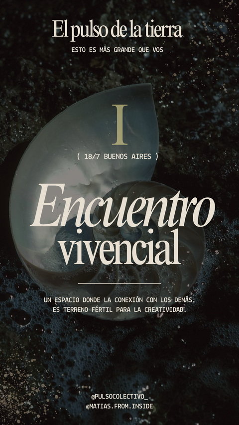 El pulso de la tierra - Encuentro presencial