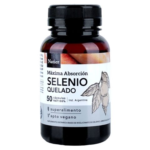 Natier: Cápsulas de Selenio Orgánico Quelado – Tiroides y Defensas