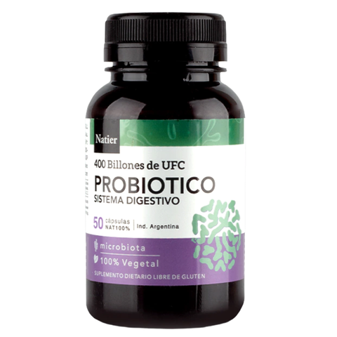 Natier: Cápsulas de Probiótico Digestivo – Salud Intestinal y Bienestar Mental