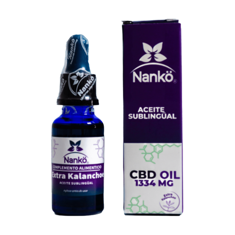 Aceite de Cannabis Nankö Extra Calanchoe - CBD+CBG - Complemento Natural 20 ml 