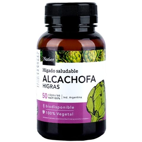 Natier: Cápsulas de Alcachofa – Salud del Hígado y Digestión