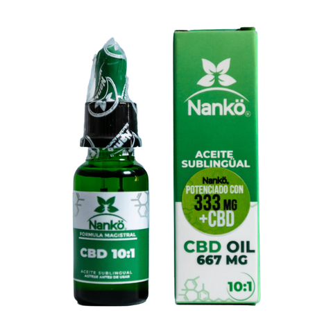 Aceite de Cannabis Nankö 10:1 - Complemento Natural 20 ml 