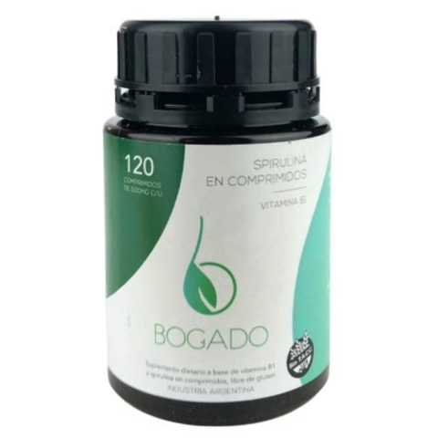 Spirulina Bogado 500 mg – 120 Comprimidos