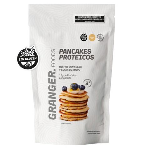 Granger Foods: Pancakes Proteicos – Vainilla (desayuno saludable) x400GRS