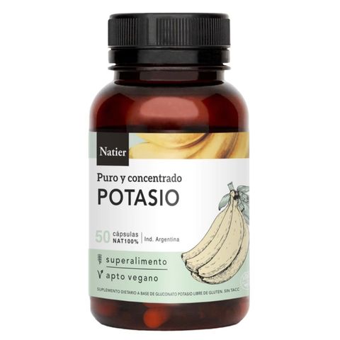 Natier: Cápsulas de Potasio Natier – Energizante y Diurético Natural