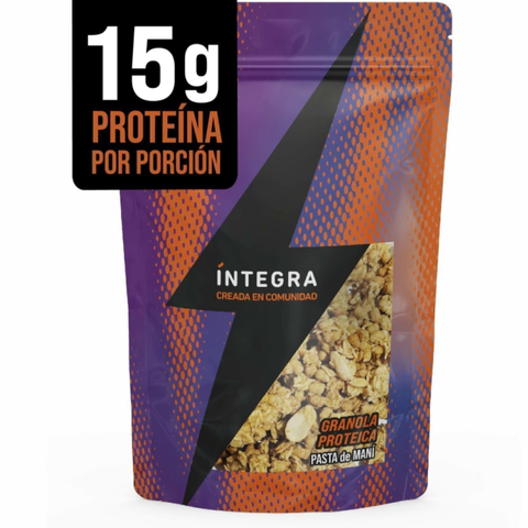 Granola Proteica Pasta de Maní Integra – Bolsa Sellada 250 g